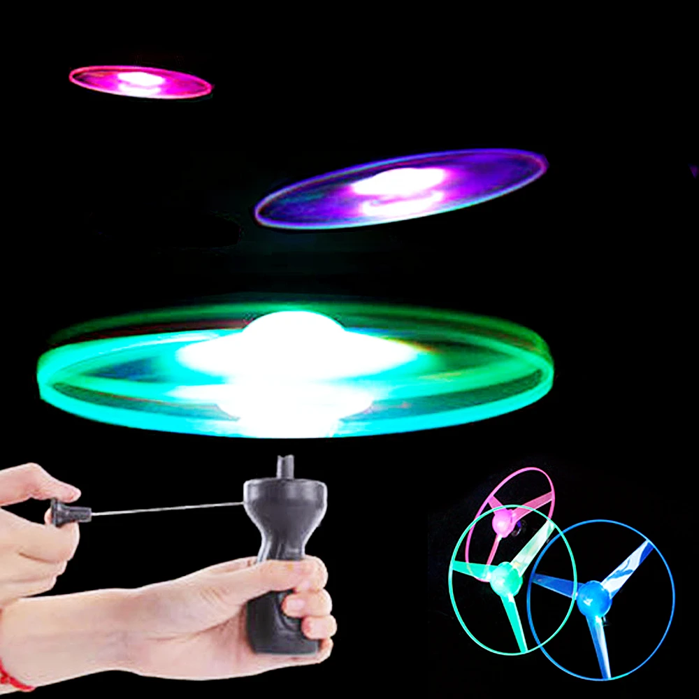 Party Games Engagement - 9A-발광 플라잉 디스크 프로펠러 장난감 LED