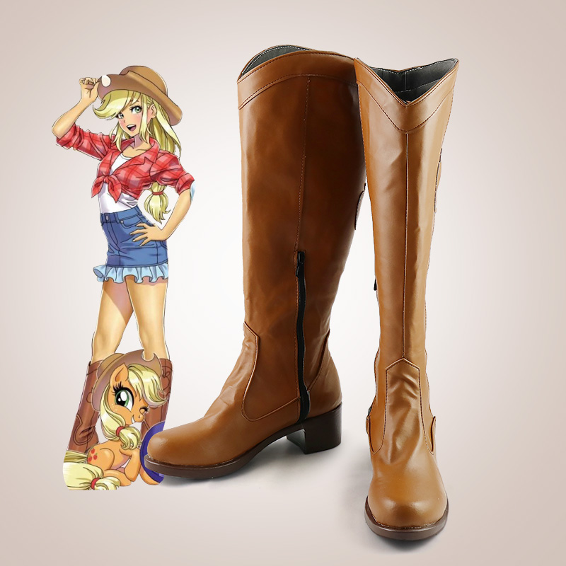 Party Games Jack - Applejack Little Anime Pony 코스프레 신발