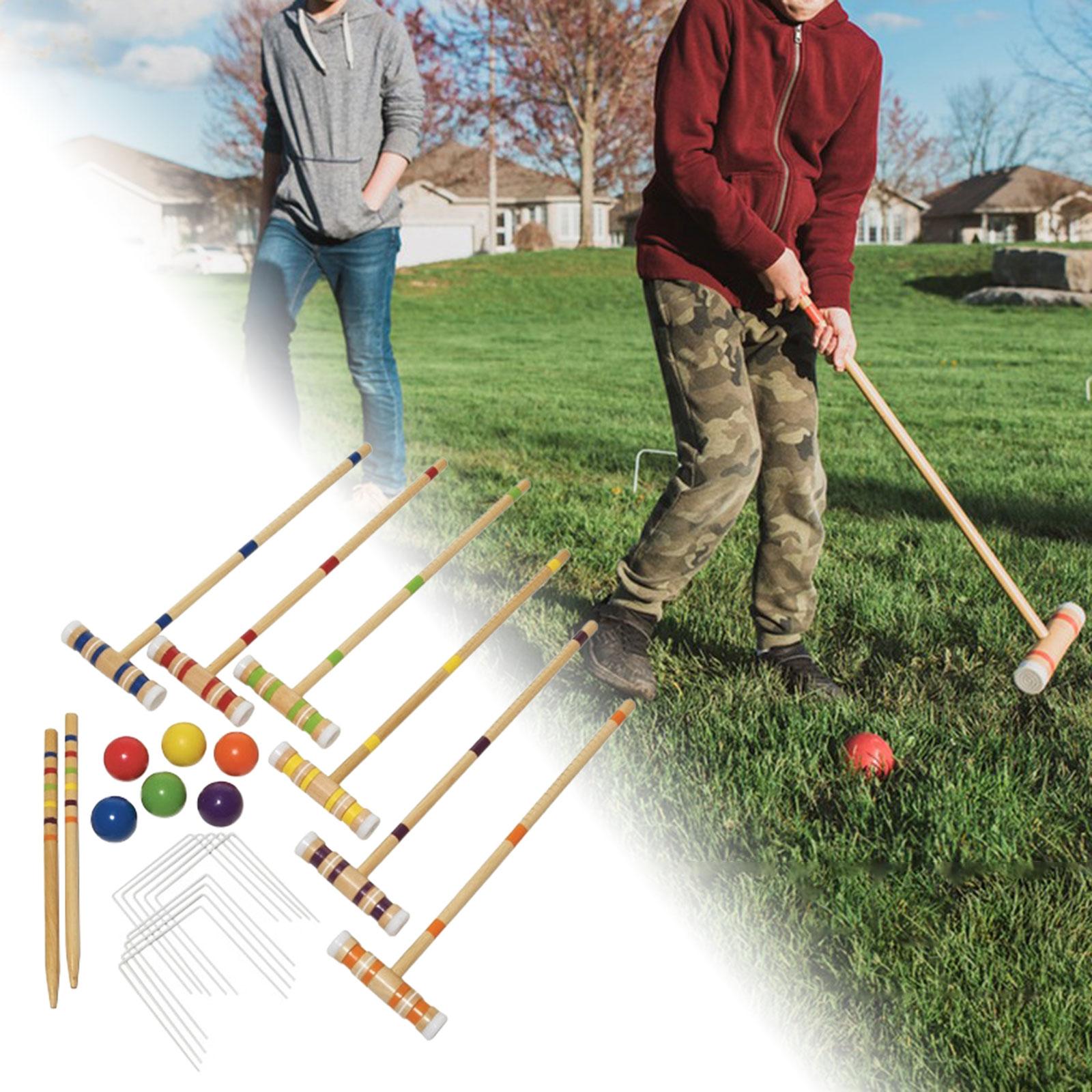 잔디 크로케 게임 세트, 마당 야외 게임, 스포츠 가족 - Croquet Set Lawn 리뷰 및 가격