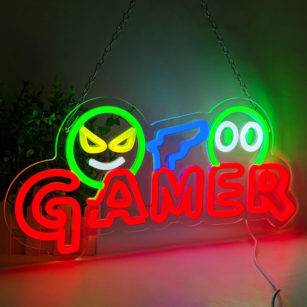 게이머 네온사인 LED 벽등 맞춤형 다채로운 게임 네온 - Party Games Easter 리뷰 및 가격