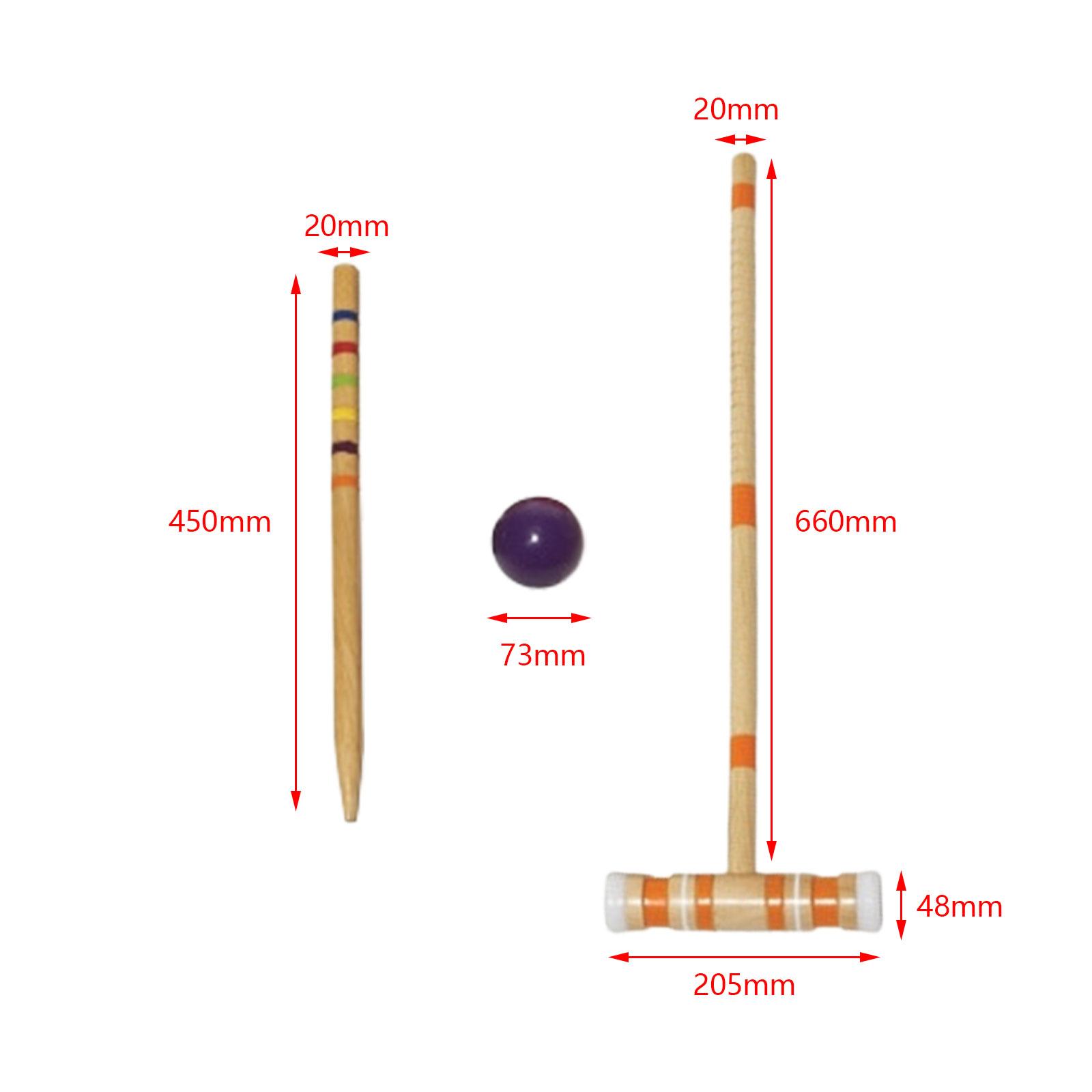 6인용 크로켓 세트 잔디밭 크로켓 게임 세트 6개 도어 - Croquet Set Lawn 리뷰 및 가격
