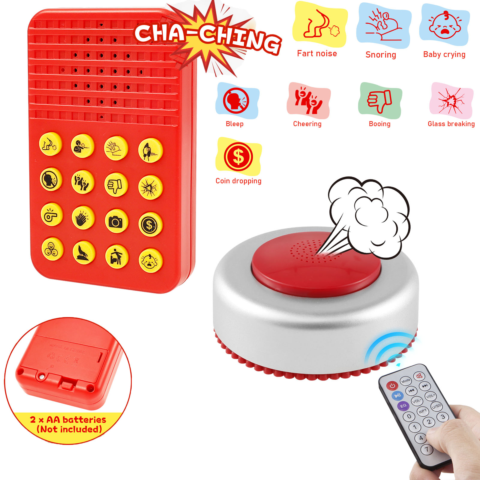 재미있는 소리 효과 기계, 원격 방귀 소리 발생기, 장 - Party Games Easter 리뷰 및 가격