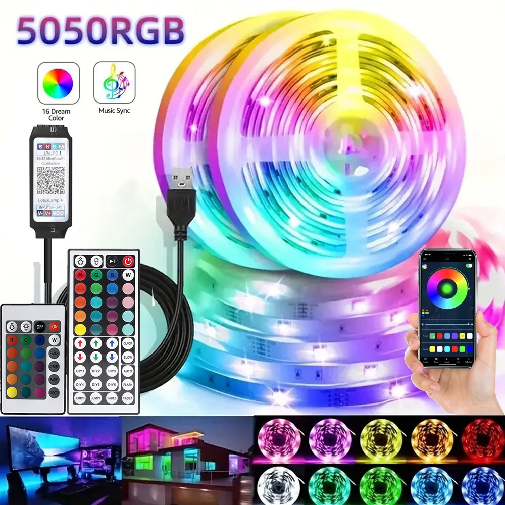 스마트 RGB LED 게이밍 라이트 스트립 USB 크리 - Party Games App 리뷰 및 가격